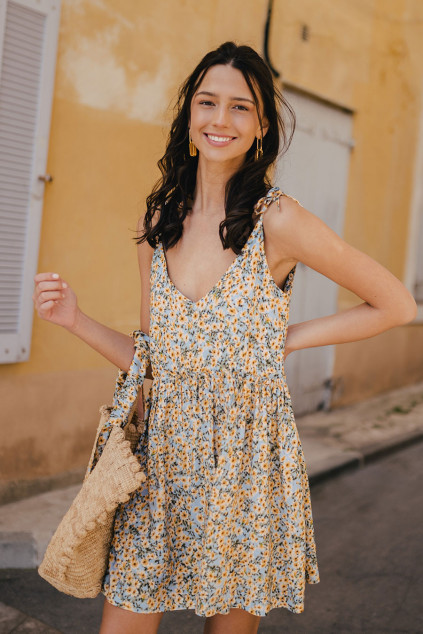 ROBE LOULA MARGUERITE JAUNE