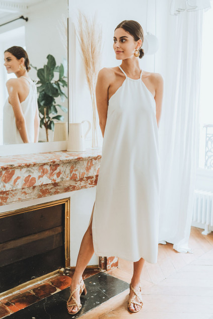 ROBE CÔME BLANC