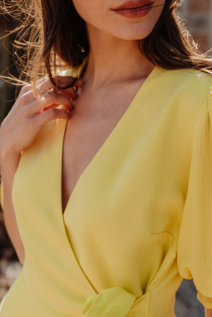 YELLOW ADELE DRESS