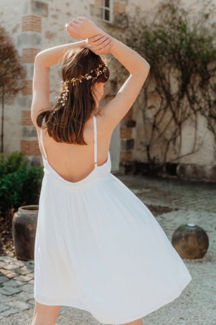 LEOLINE WHITE DRESS