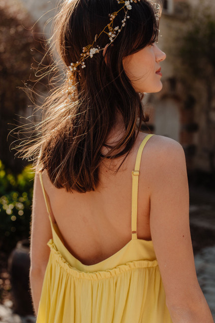 YELLOW LÉOLINE DRESS