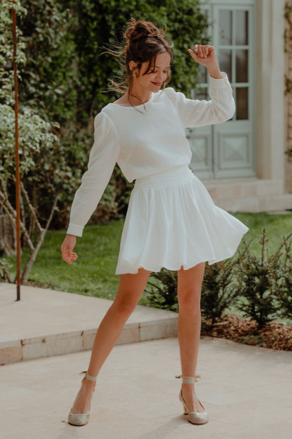 MÉLINE WHITE SKIRT