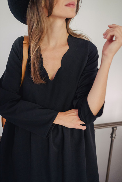 MARTHA EBONY DRESS