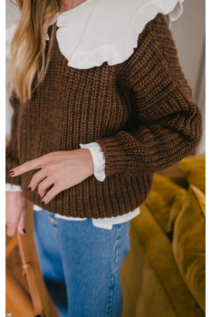 SELLY BROWN SWEATER