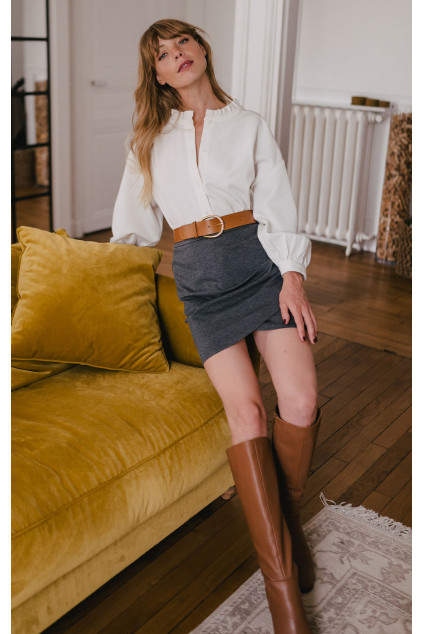 POLLY SKIRT GRAY