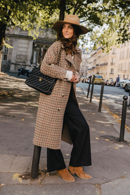 ISAAC HOUNDSTOOTH COAT