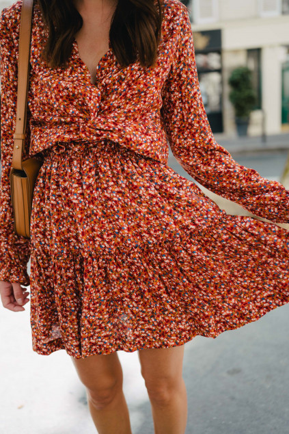 EDMA LIBERTY MANDARINE SKIRT