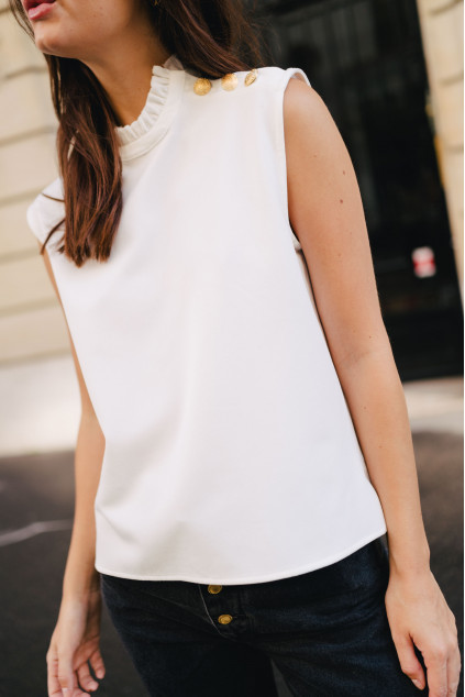 CARMEN WHITE TANK TOP