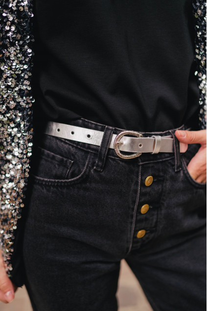 CEINTURE MINI FAELLE ARGENT