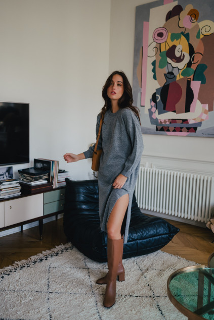 AMÉLIE GRAY DRESS