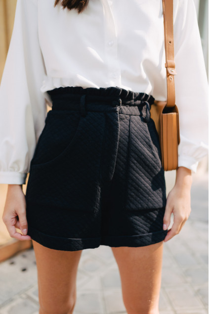 SHORT JONAS SWEATSHIRT BLACK