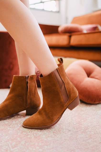 BOTTINES MILIA CAMEL