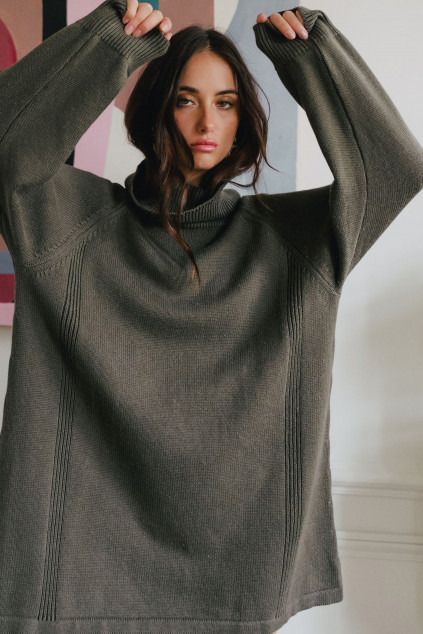 ALIZEE KHAKI DRESS
