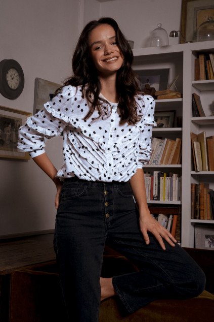 LORRAINE POLKA SHIRT