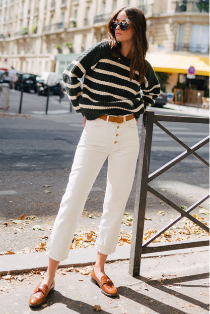 PULLOVER CISTE KHAKI ECRU