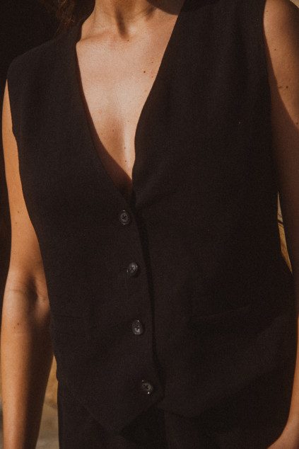 MARCELO VESTE BLACK VISCOSE