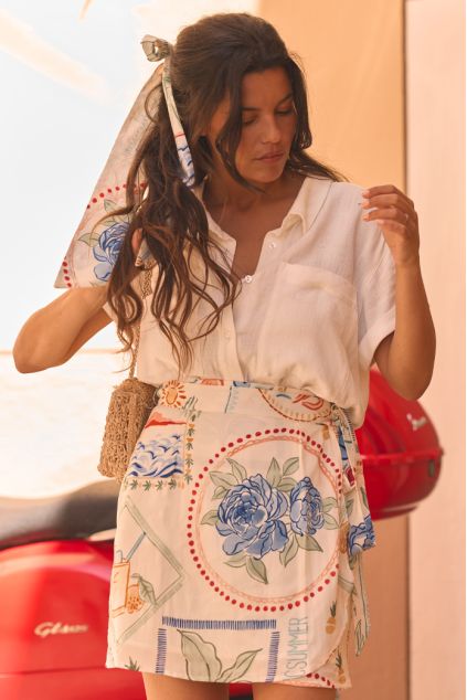 YSEULT TROPICAL SKIRT
