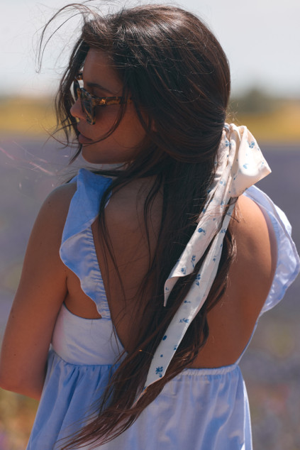 BLUE SCARF