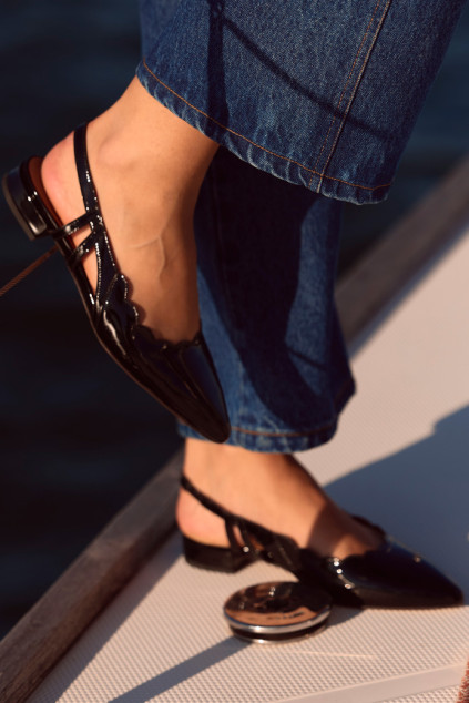 SLINGBACKS ALAÏA NOIR