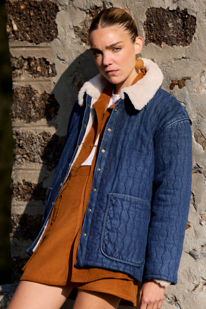 EZRA QUILTED DENIM JACKET
