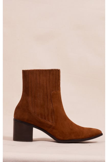 BOTTINES SANDRA CARAMEL