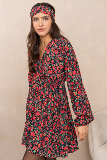 ROBE ROXANA BOUQUET HIVERNAL