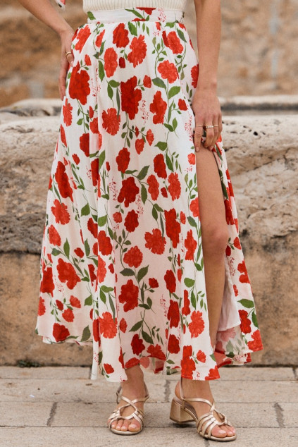 DAHLIA PRINT JUDE SKIRT
