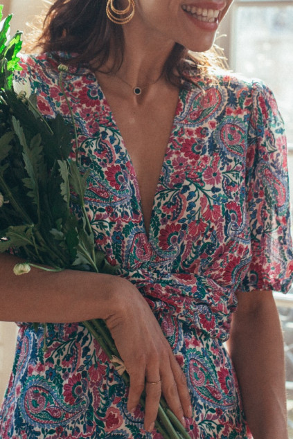 ROBE SOPHIE IMPRIMÉ NYMPHÉAS