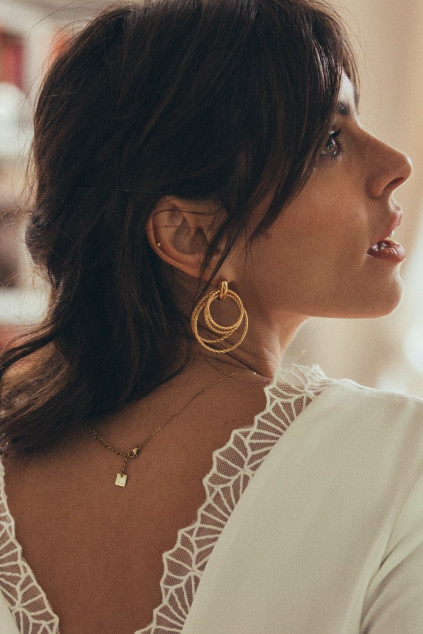 BROWN EARRINGS
