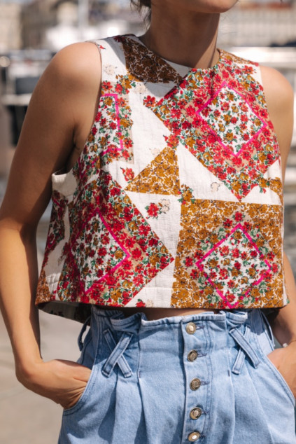 BLOUSE BALTHA IMPRIME...