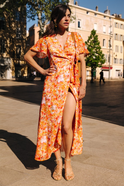 ROBE AMALIA IMPRIME ANTHEMIS
