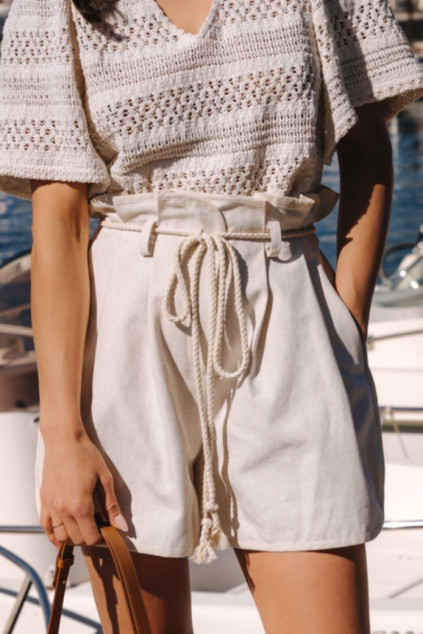 SHORT SIENA BEIGE