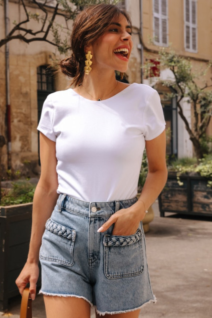 SHORT SIGUS DELAVAGE BLEACH