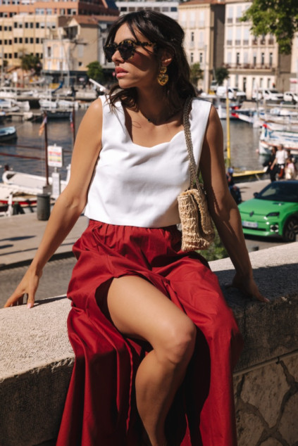 ADRIEN WHITE TANK TOP