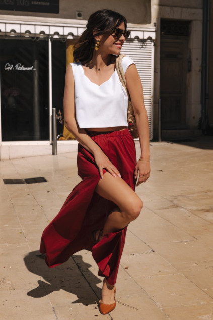ADRIEN WHITE TANK TOP