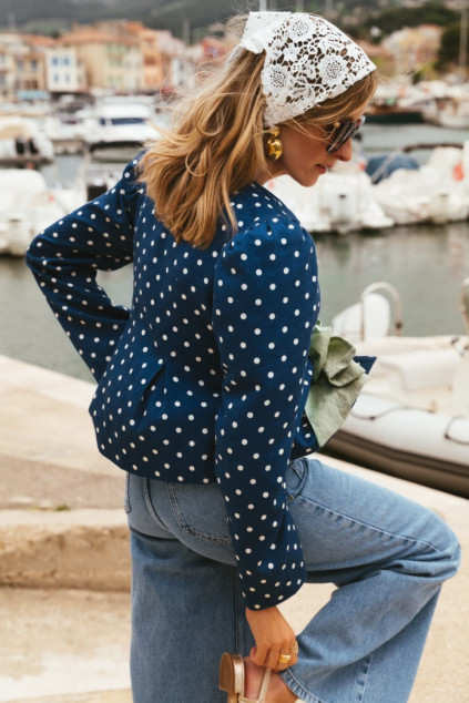 BLOUSE BAPTISTE POIS MOSSA...