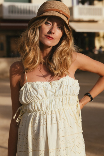 RILIANA EMBROIDERY DRESS