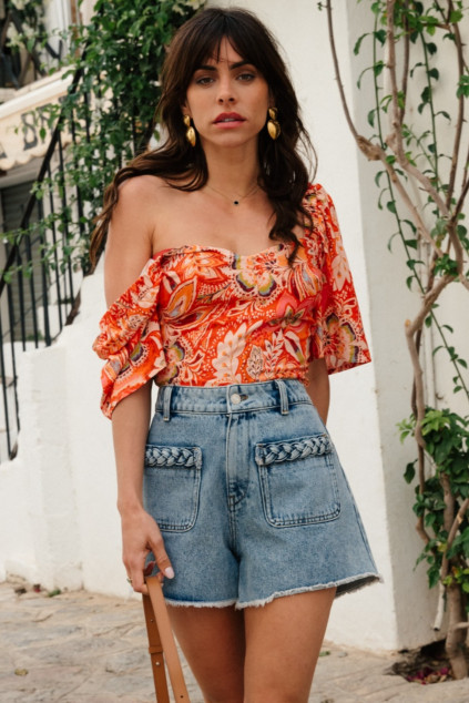 BLOUSE CASSIE IMPRIMÉ JAKARTA
