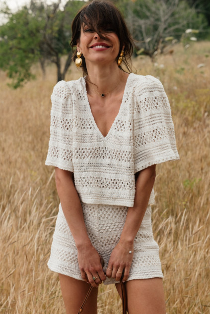 TOP TESSA MACRAME BUFALOTA