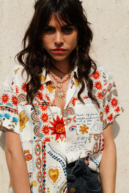 MARCO PATCHWORK SUNSHINE SHIRT