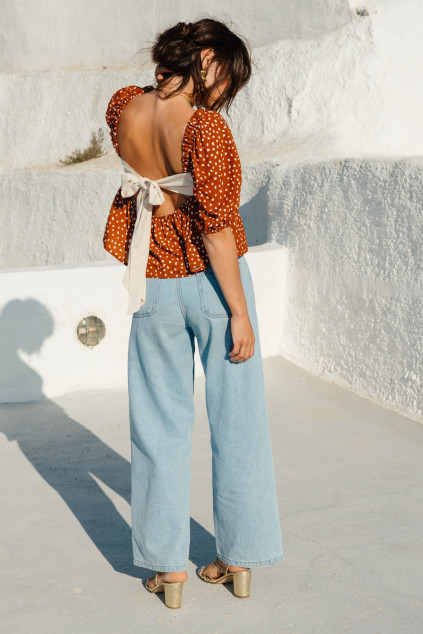 BLOUSE BLAISE CARAMEL