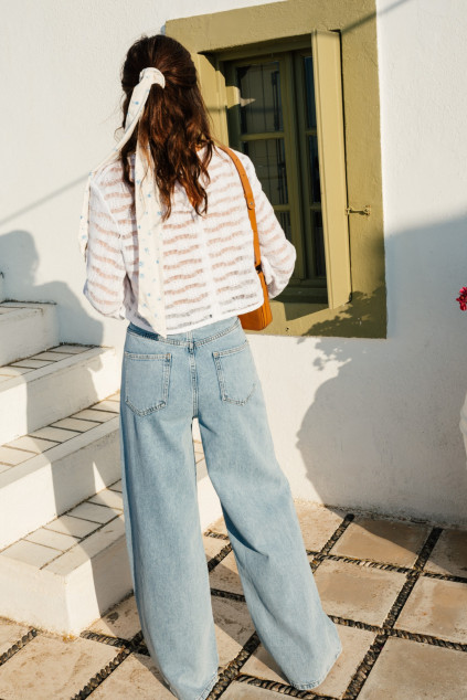 BRENDA ARAGNA WHITE BLOUSE